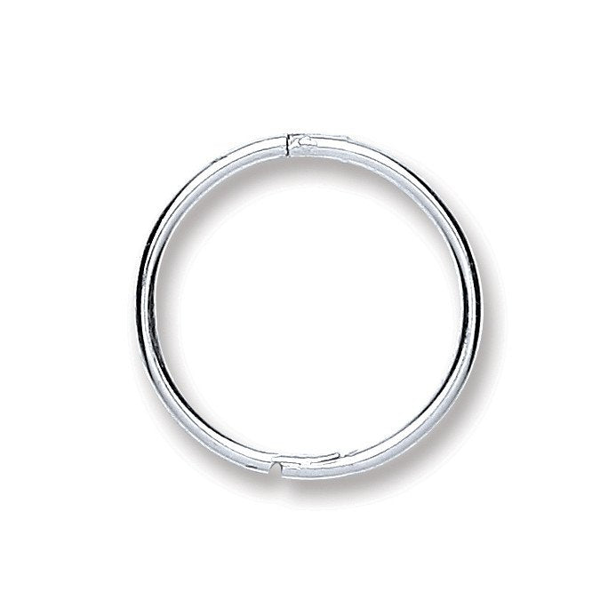 Silver 12mm Plain Hinged Sleepers - Luxury Watch - Certified Authentic - Swiss Made – Luxury Watch by Imperial Time UK